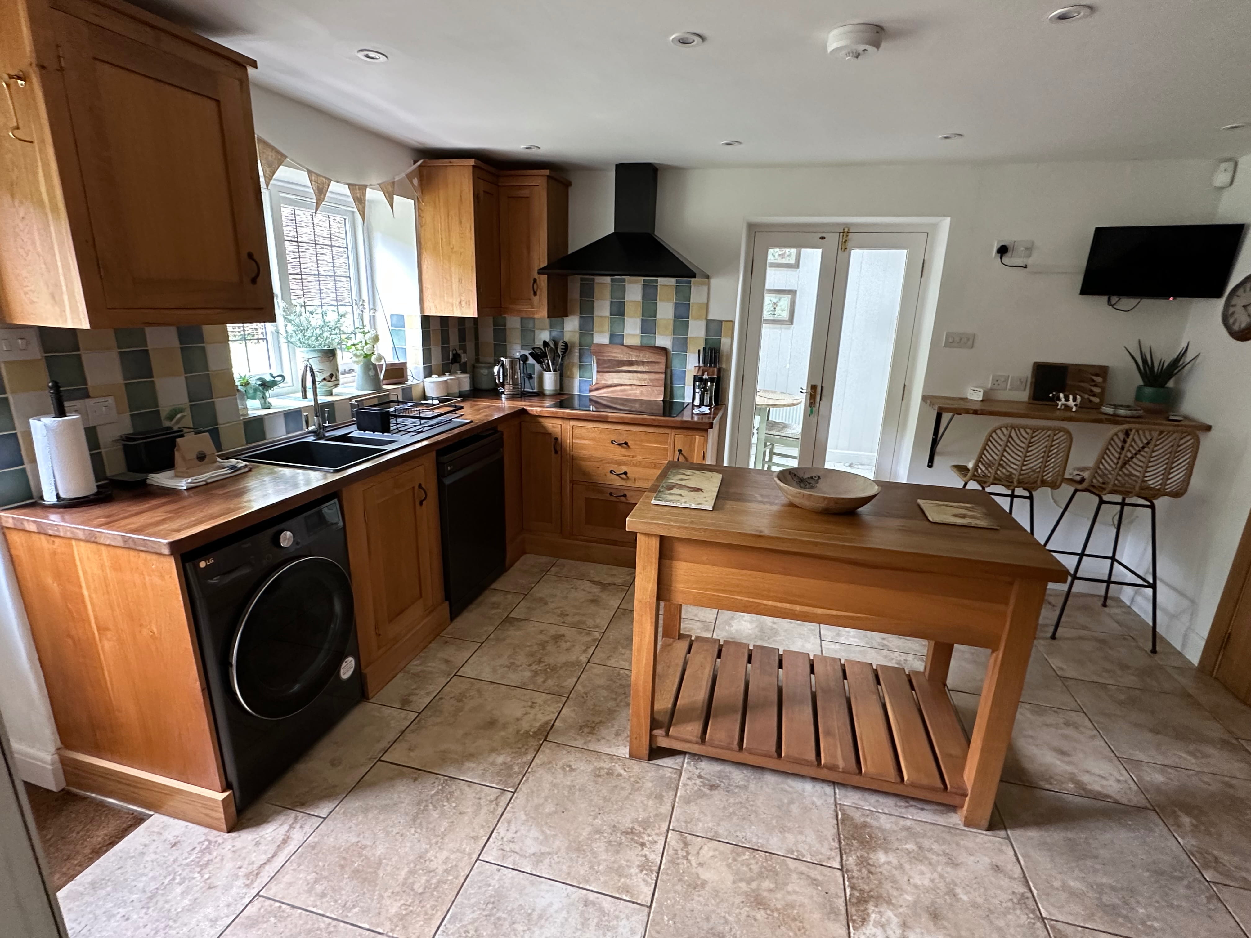Kitchen at Glebe Cottage, a self-catering holiday cottage in the Cotswolds